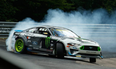 Watch Vaughn Gittin Jr. Drift His Mustang RTR Around The Nurburgring