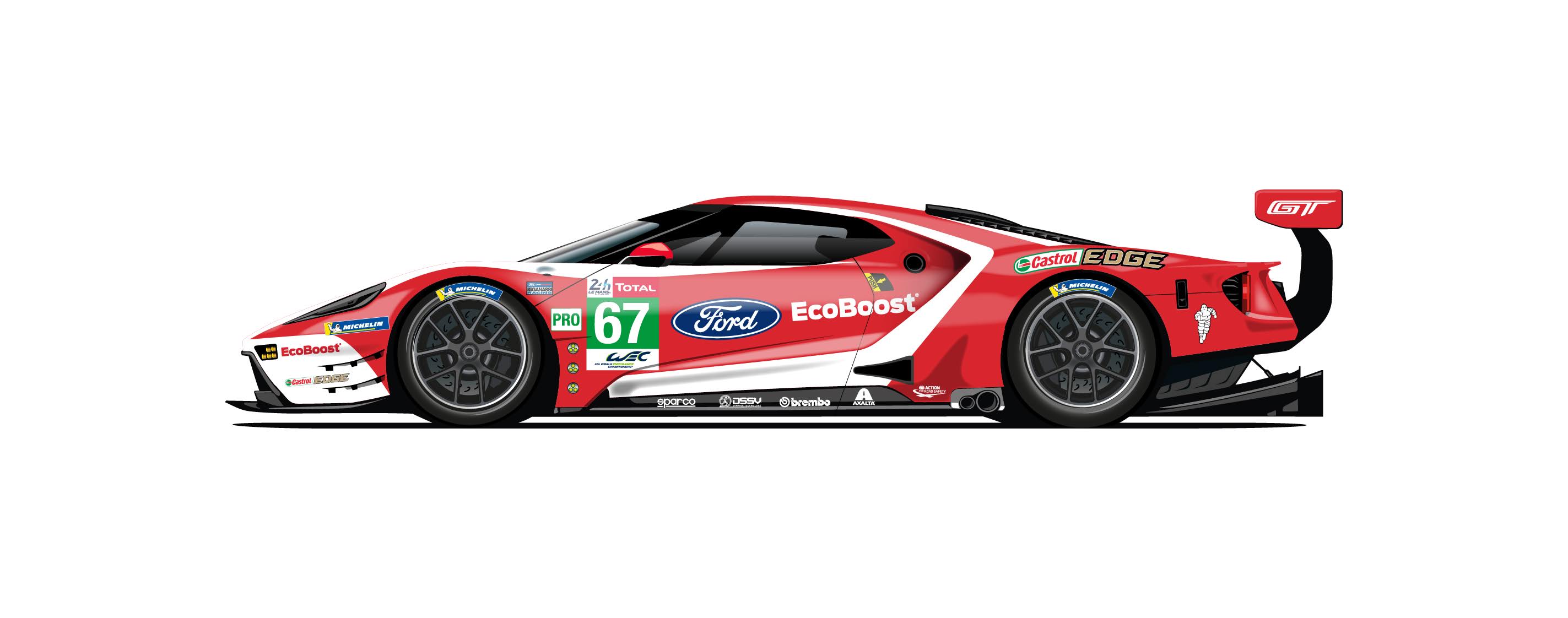 Ford Pays Homage to Le Mans with Celebration Liveries