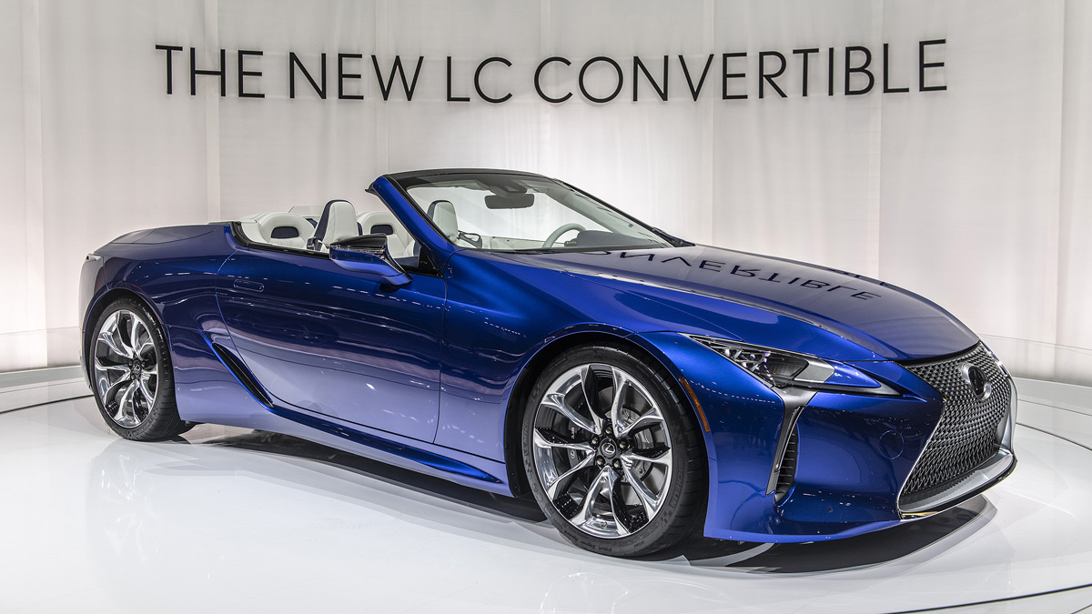 2021 Lexus Lc 500 Convertible Drops It S Top At Los