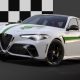 Alfa Romeo Giulia GTAm with historically influenced livery