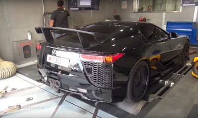 Lexus LFA Nurburgring Edition on Dyno