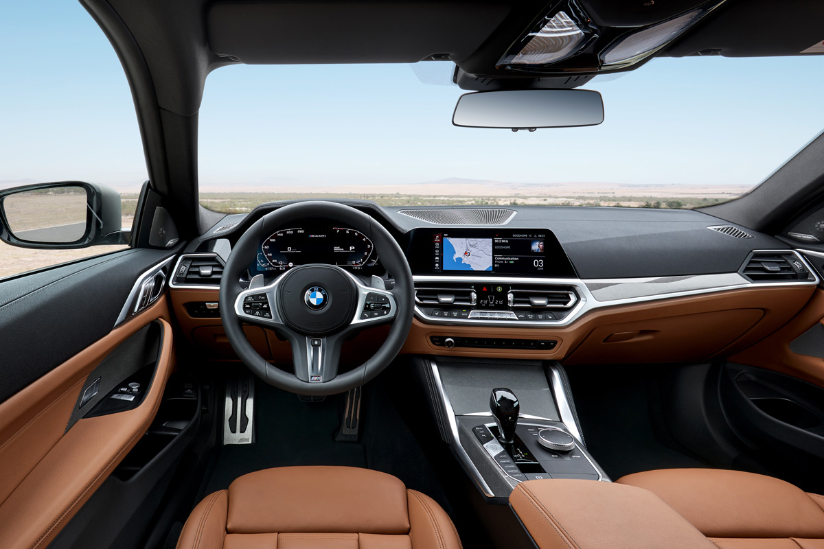 2021 BMW 4 Series Coupe interior