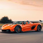 Koenigsegg Jesko in Tang Orange Pearl