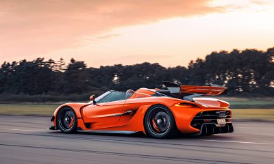 Koenigsegg Jesko in Tang Orange Pearl