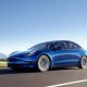 Tesla Model 3 in Blue