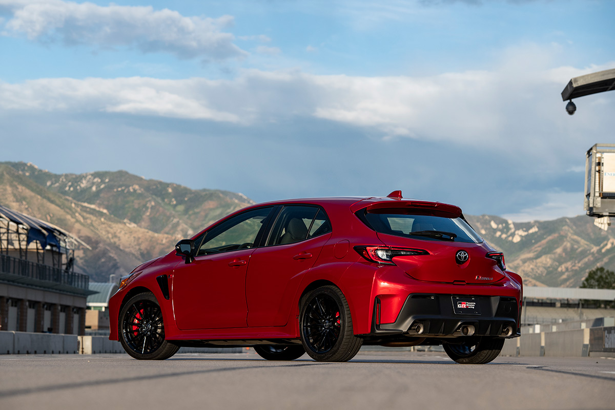 2023 Toyota GR Corolla Core in Supersonic Red